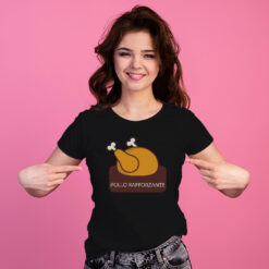 T-shirt Pollo Rafforzante del Maestro New Indastria 6 New Indastria newind 6182 Pollo rafforzante del maestro W