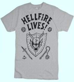 T-shirt Hellfire Lives Stranger Things New Indastria