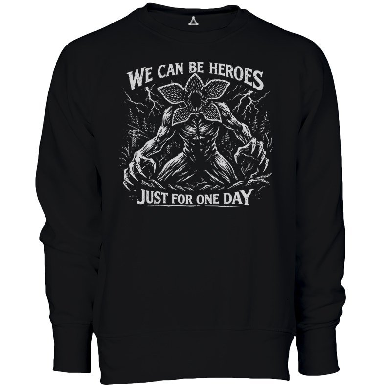 Felpa girocollo We can be Heroes Demogorgon New Indastria 1 New Indastria Felpa girocollo We can be Heroes Demogorgon New Indastria