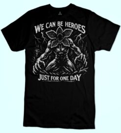 T-shirt We can be Heroes Demogorgon New Indastria