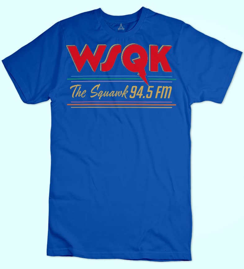T-shirt Wsqk Stazione Radio Hawkins New Indastria 1 New Indastria T-shirt Wsqk Stazione Radio Hawkins New Indastria