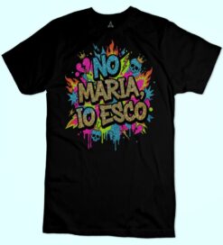 T-shirt No Maria, io esco-Trash New Indastria