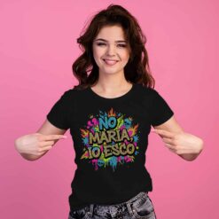 T-shirt No Maria, io esco-Trash New Indastria 6 New Indastria IND 0330 No Maria io esco trash TW