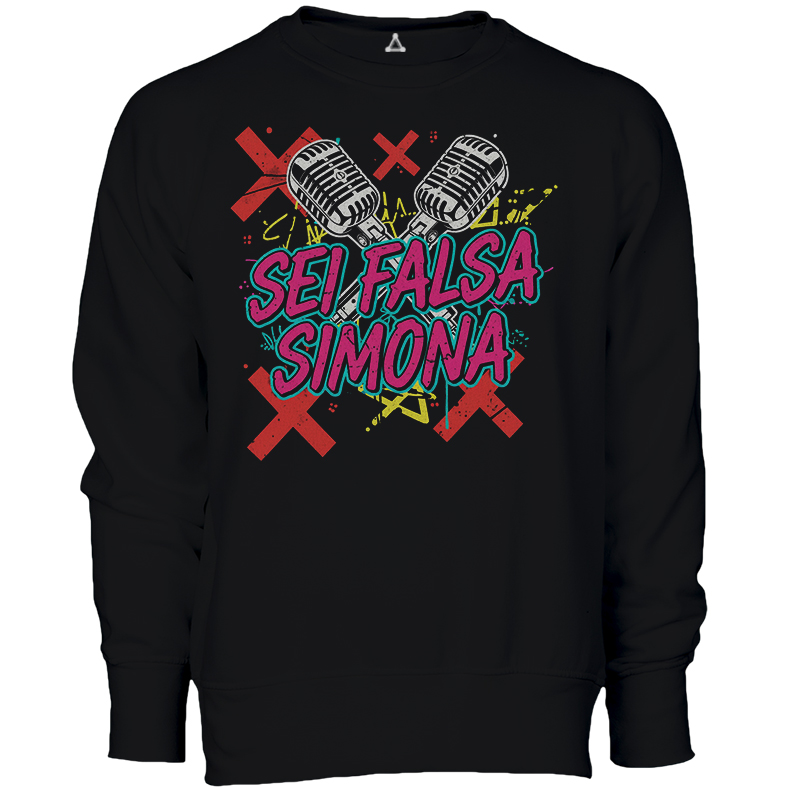 Felpa girocollo Sei falsa Simona-Trash New Indastria 1 New Indastria Felpa girocollo Sei falsa Simona-Trash New Indastria