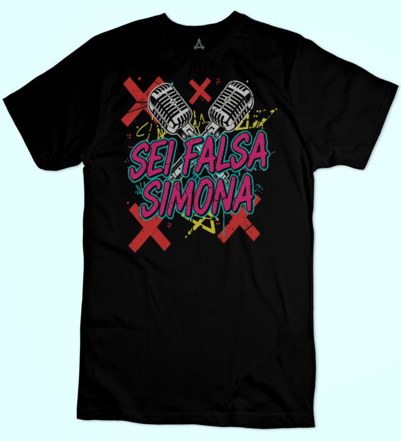 T-shirt Sei falsa Simona-Trash New Indastria 1 New Indastria T-shirt Sei falsa Simona-Trash New Indastria