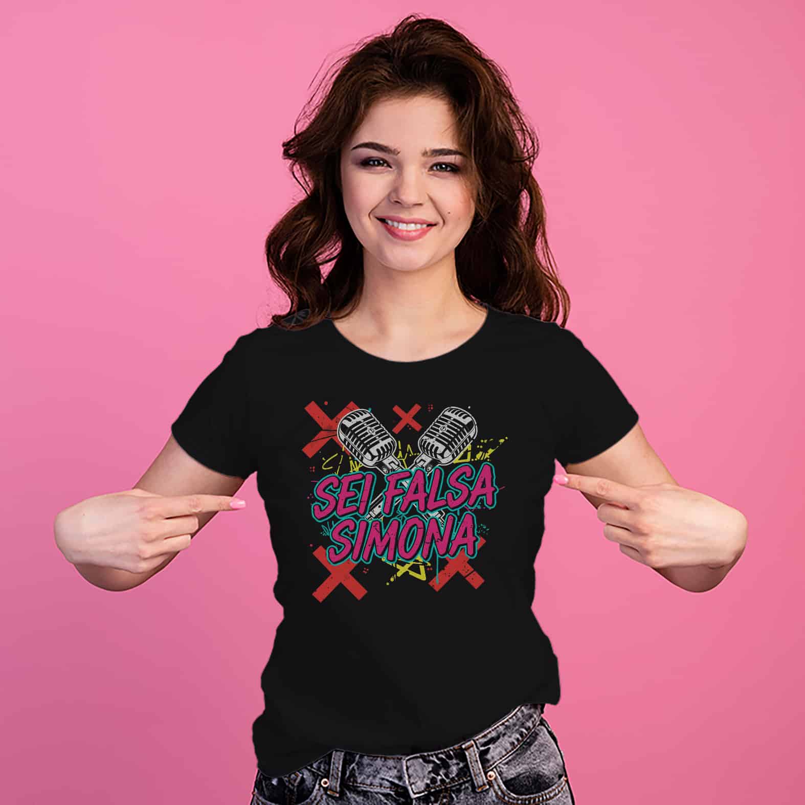 T-shirt Sei falsa Simona-Trash New Indastria 3 New Indastria T-shirt Sei falsa Simona-Trash New Indastria - immagine 3