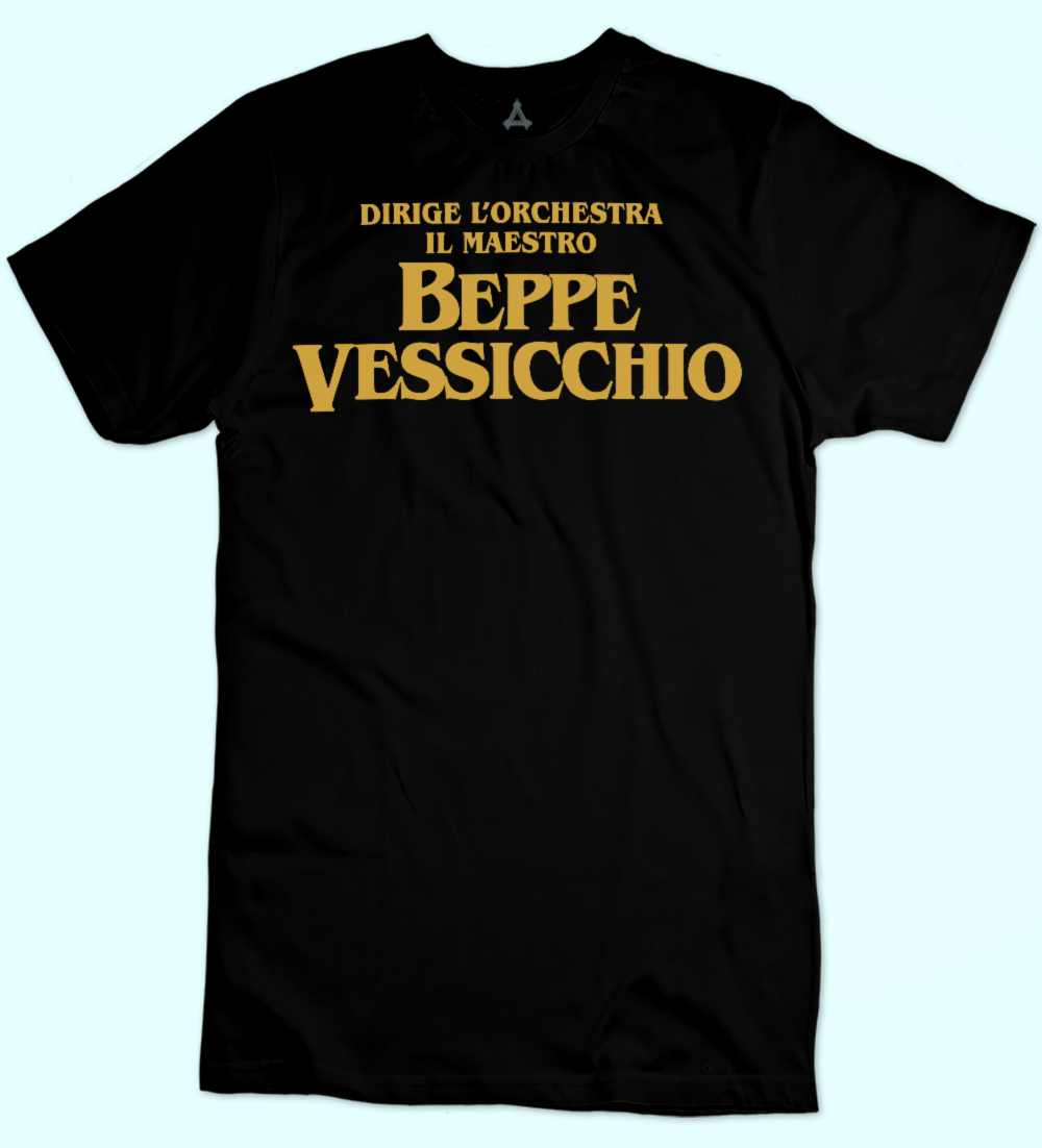 T-shirt Sanremo dirige l'orchestra Beppe Vessicchio New Indastria 1 New Indastria T-shirt Sanremo dirige l'orchestra Beppe Vessicchio New Indastria