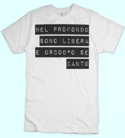 T-shirt Sanremo Fiorella nel profondo libera New Indastria