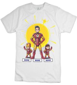 Home 22 New Indastria Maglietta papà Iron man