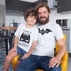 T-shirt Batman Papà e Figlio
