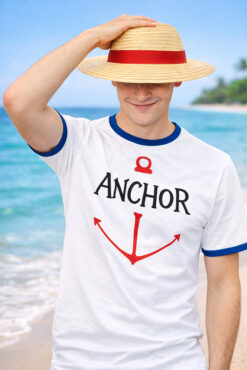 Alternative view of T-shirt One Piece Anchor Luffy New Indastria
