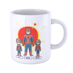 Tazza SpiderMan papà personalizzabile