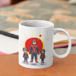 Tazza SpiderMan papà personalizzabile