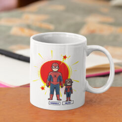 Tazza SpiderMan papà personalizzabile