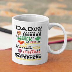 Alternative view of Tazza Mug Papà come Iron Man, Hulk, Superman, Batman, Spider-Man New Indastria