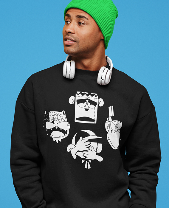 FELPA CARTONI ANIMATI