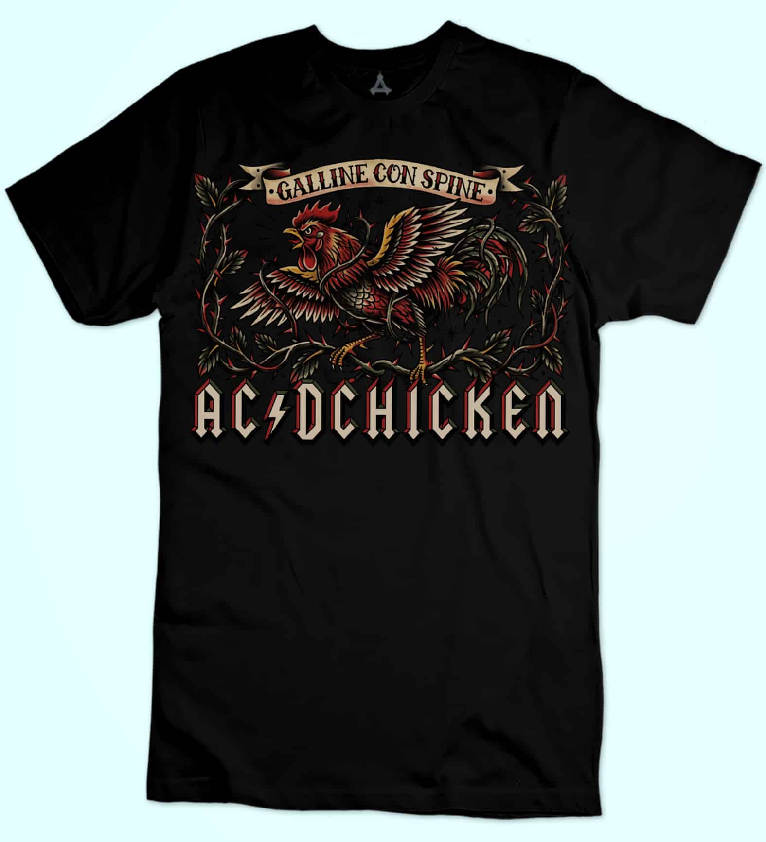 T-shirt Le Galline con le Spine ACDChicken New Indastria