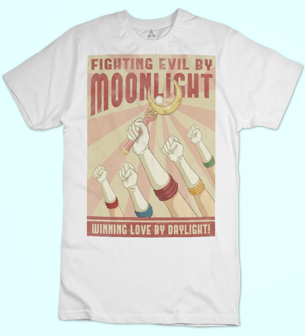T-shirt Sailor Moon Propaganda Poster New Indastria