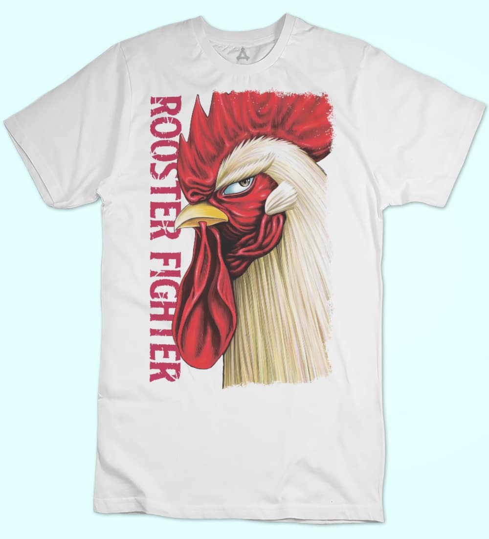 T-shirt Rooster Fighter New Indastria