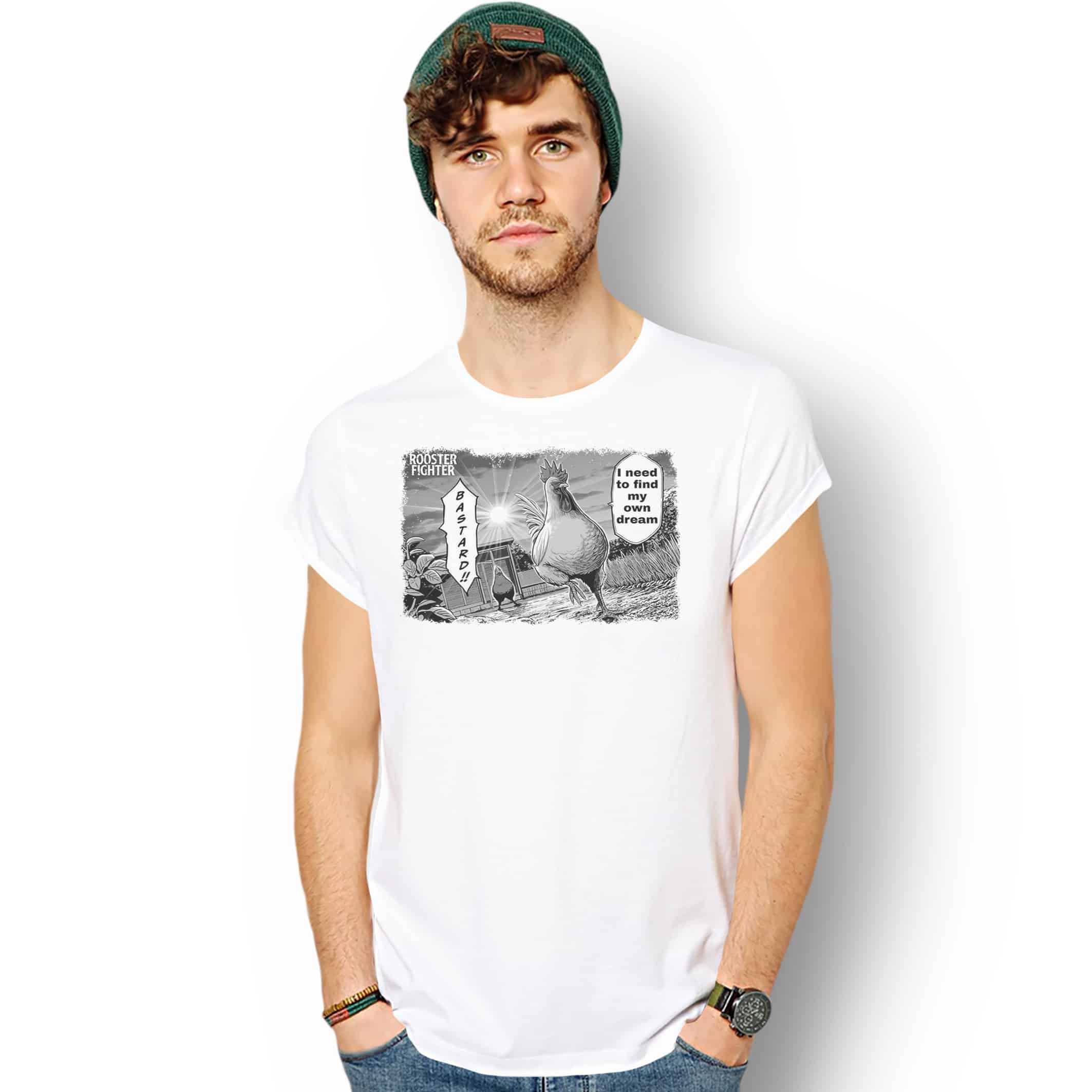 Alternative view of T-shirt Rooster Fighter My Dream New Indastria