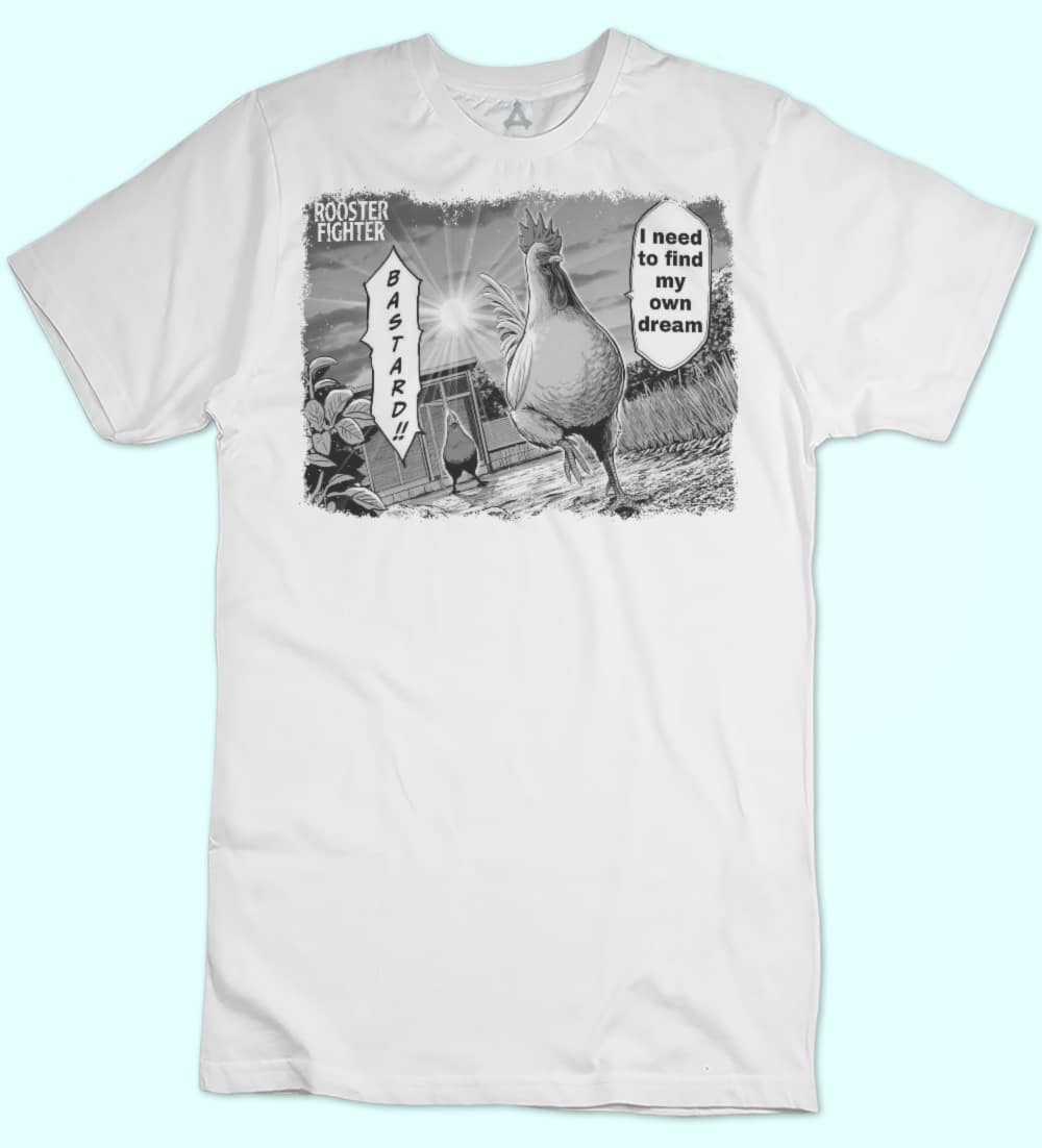 T-shirt Rooster Fighter My Dream New Indastria