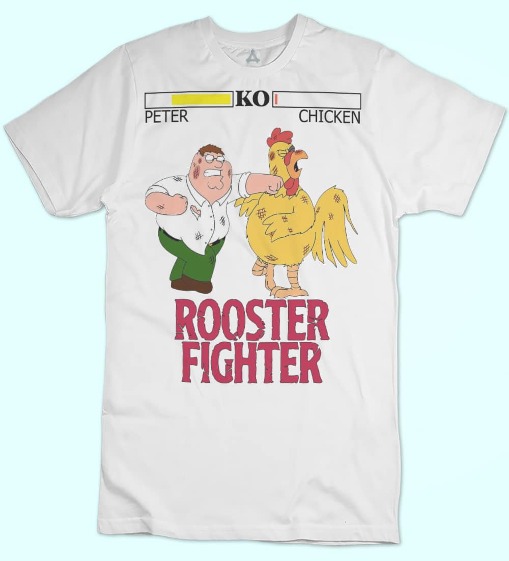 T-shirt Rooster Fighter Peter New Indastria