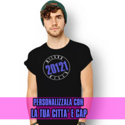 T-shirt Personalizza la Tua Città e CAP con il Logo Beverly Hills 90210 New Indastria 4 New Indastria Maglietta personalizzabile con città e CAP BEVERLY HILLS 90210