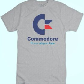 T-shirt Commodore Press Play New Indastria