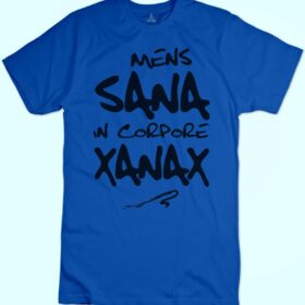 T-shirt Mens Sana in Corpore Xanax New Indastria
