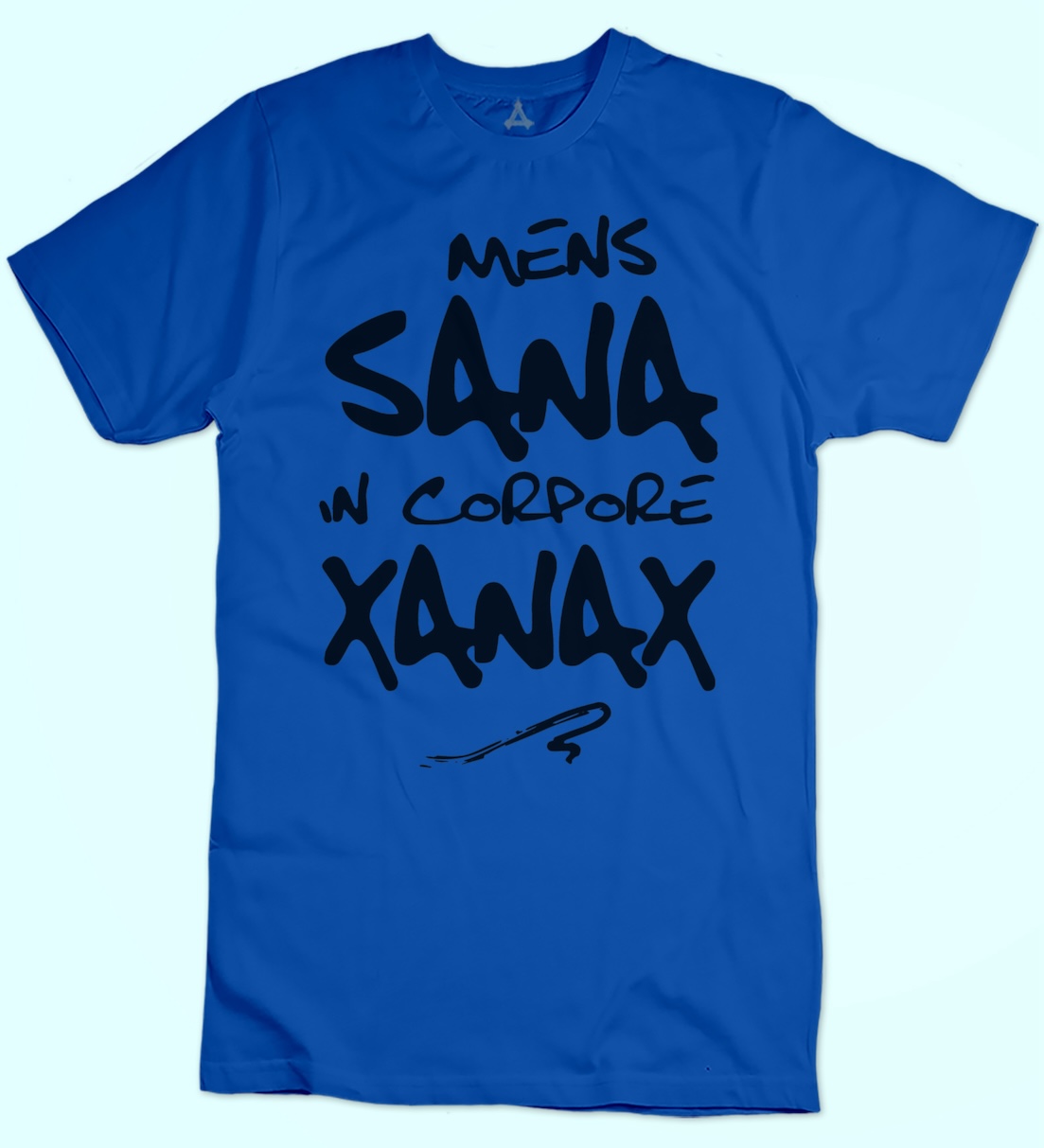 T-shirt Mens Sana in Corpore Xanax New Indastria