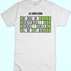 T-shirt Le Amazzoni Ruota della Fortuna New Indastria