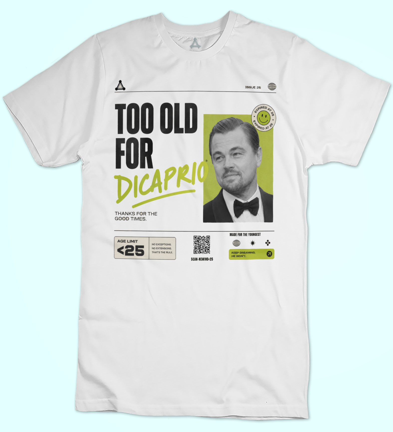 Alternative view of T-shirt Too Old for DiCaprio New Indastria