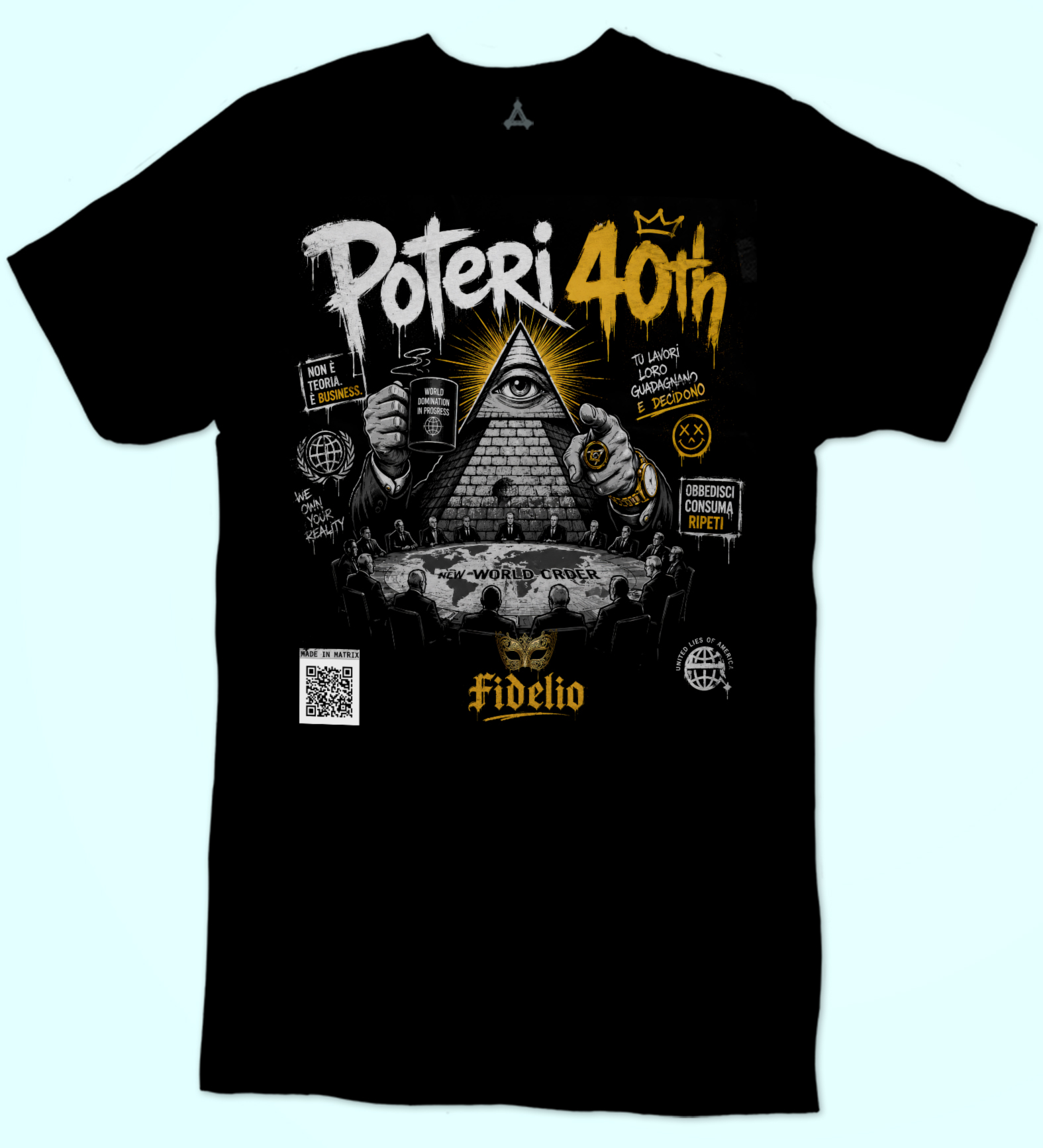 T-shirt Poteri Forti Nuovo Ordine New Indastria