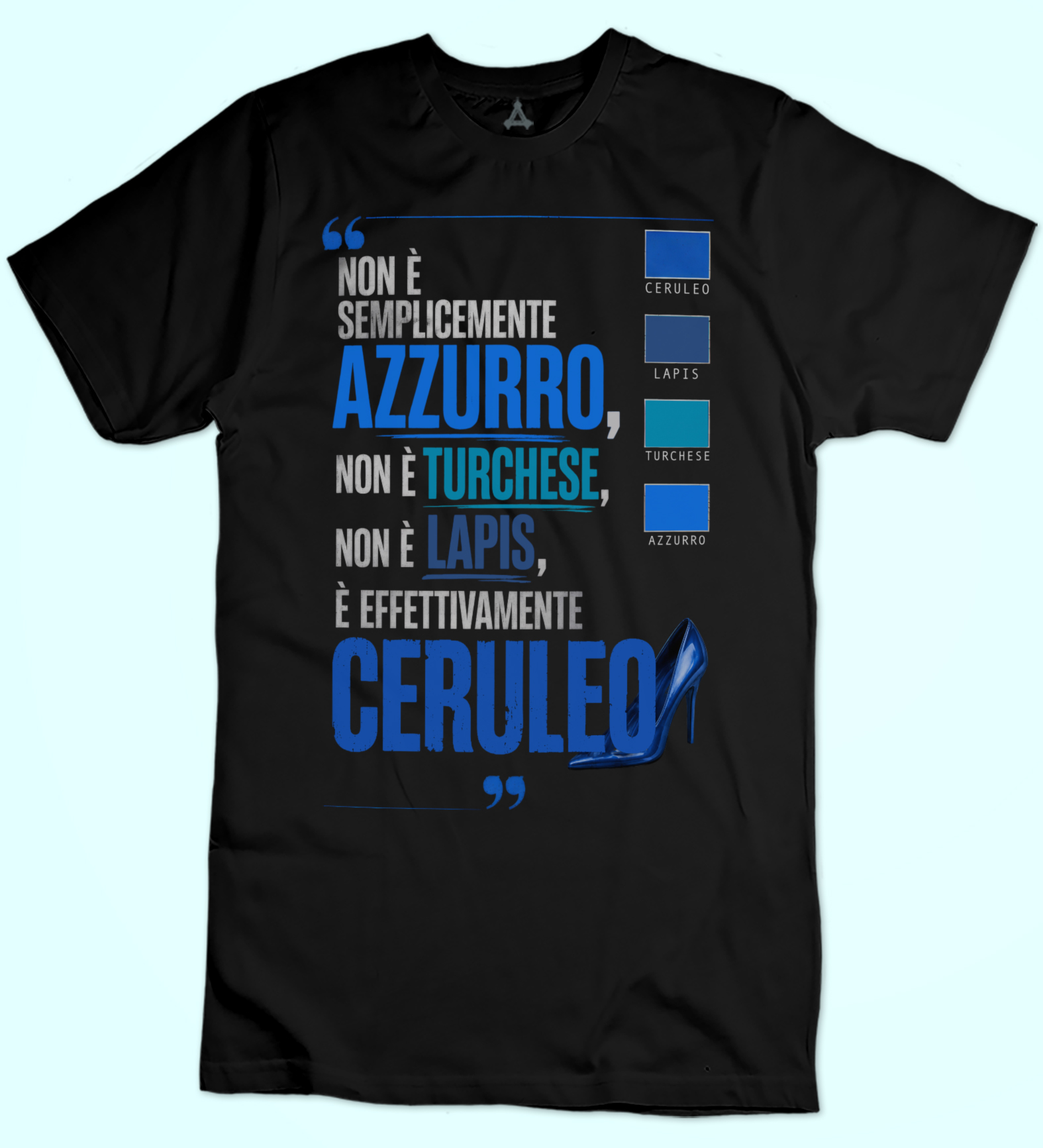 Alternative view of T-shirt Il Diavolo Veste Ceruleo New Indastria