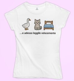 T-shirt Oca Gatto Letto New Indastria 3 New Indastria IND 0384 OCA GATTO LETTO TW