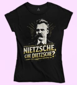 T-shirt Nietzsche Che Dice New Indastria 3 New Indastria IND 0386 NIETZSCHE CHE DICE TW