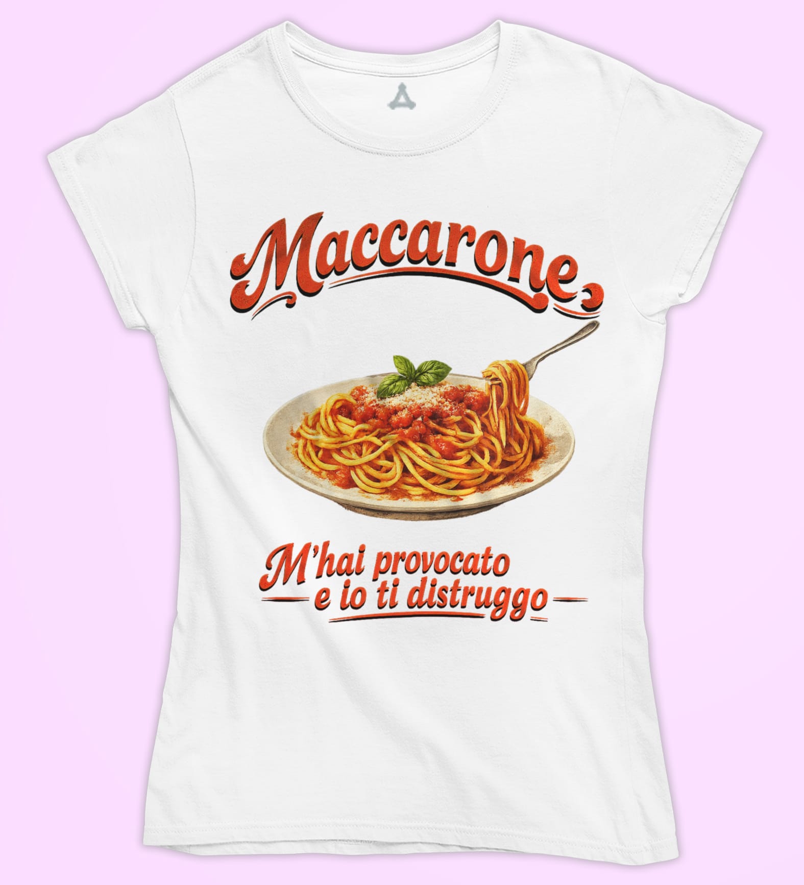 T-shirt Maccarone M'hai Provocato Frase Alberto Sordi New Indastria 2 New Indastria T-shirt Maccarone M'hai Provocato Frase Alberto Sordi New Indastria - immagine 2