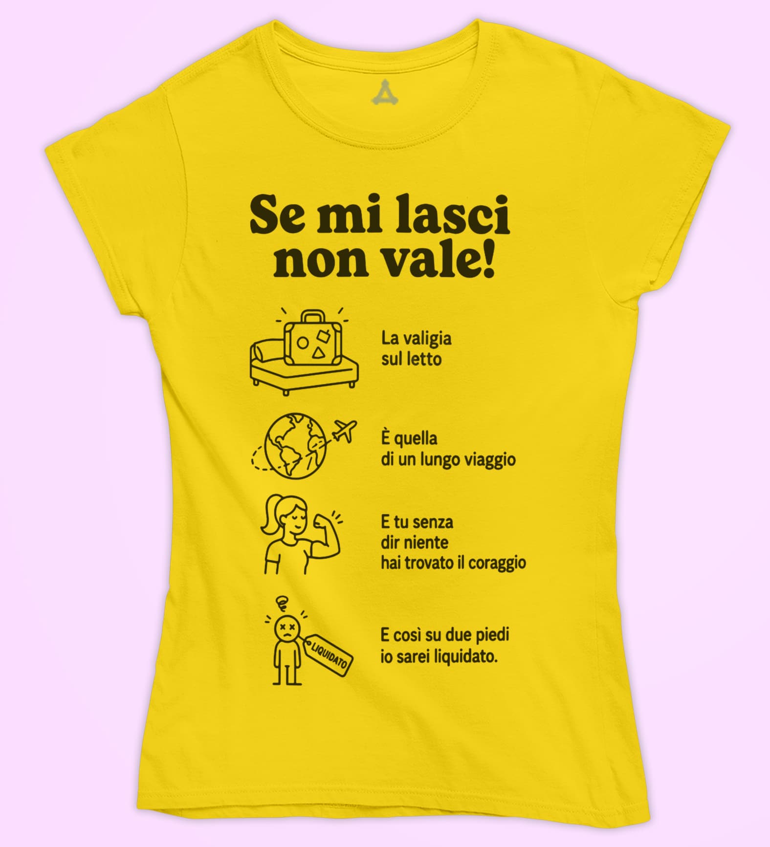 Alternative view of T-shirt Se Mi Lasci Non Vale Julio Iglesias New Indastria