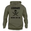 Felpa Cappuccio Never say die Goonies New Indastria