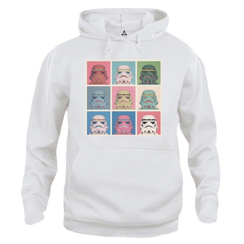 Felpa Cappuccio Cloni Pop Art Star Wars New Indastria