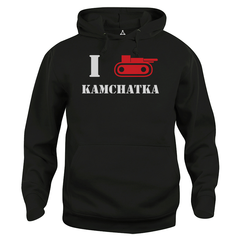 Felpa Cappuccio Risiko I love Kamchatka New Indastria