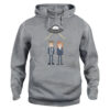 Felpa Cappuccio X files cattura alieni New Indastria