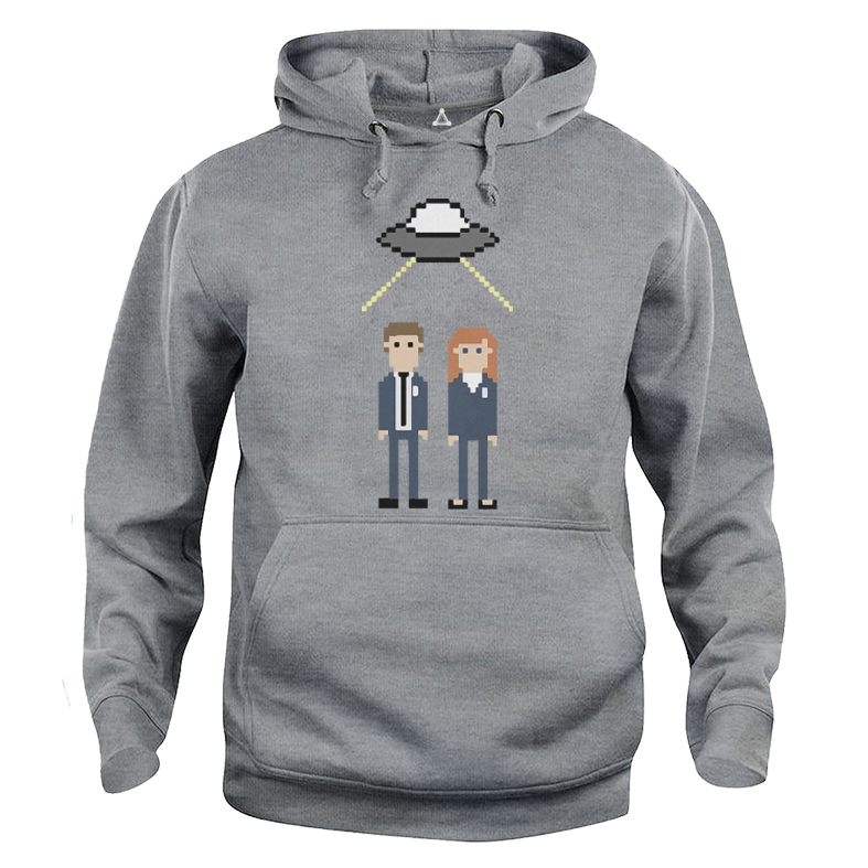 Felpa Cappuccio X files cattura alieni New Indastria