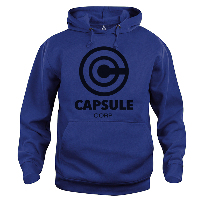Felpa Cappuccio Capsule corp Dragon Ball New Indastria