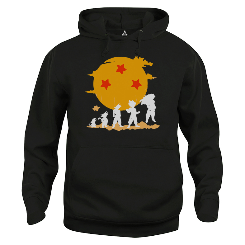 Felpa Cappuccio Evolution Dragon Ball New Indastria