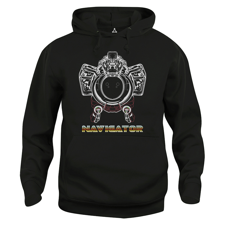 Felpa Cappuccio Navigator Locandina New Indastria