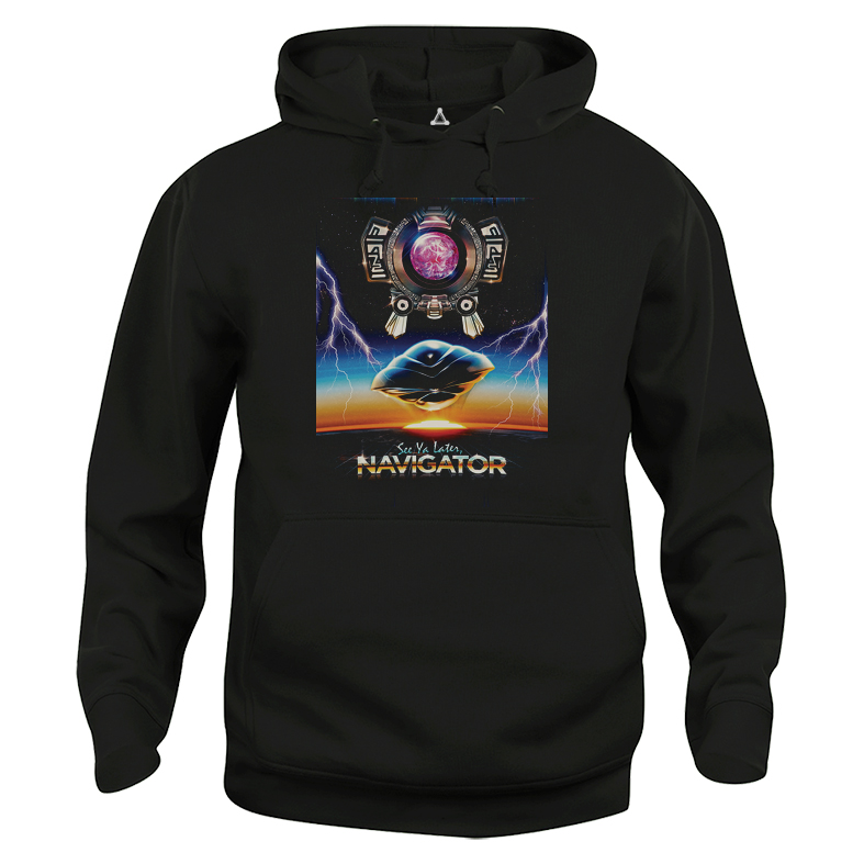 Felpa Cappuccio Navigator Max Cult anni 80 New Indastria