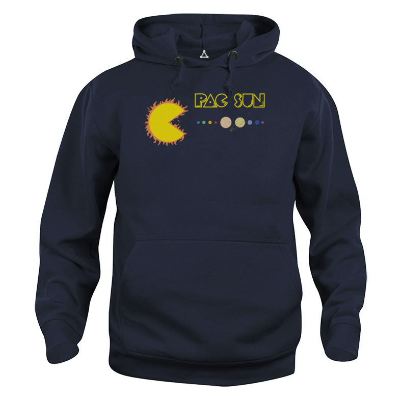 Felpa Cappuccio Pac sun spazio sistema solare New Indastria
