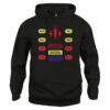 Felpa Cappuccio Supercar KITT cruscotto New Indastria