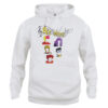 Felpa Cappuccio Licia e Bee Hive New Indastria